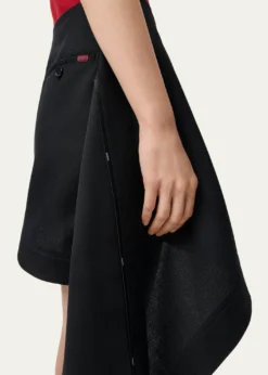 LoeweAsymmetric Drape Mini Skirt