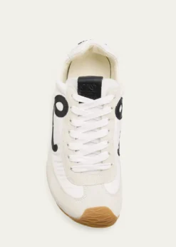 LoeweBallet Runner 2.0 Nylon and Calfskin Low-Top Sneakers