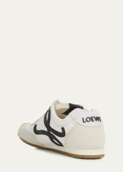 LoeweBallet Runner 2.0 Nylon and Calfskin Low-Top Sneakers