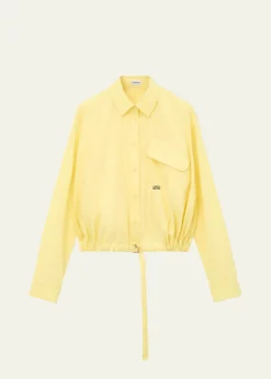 LoeweBelted Balloon Button-Down Shirt