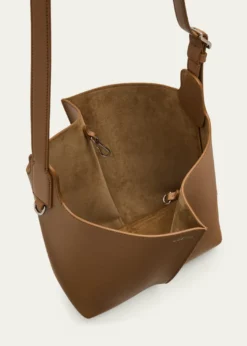 LoeweBilbao Leather Bucket Bag