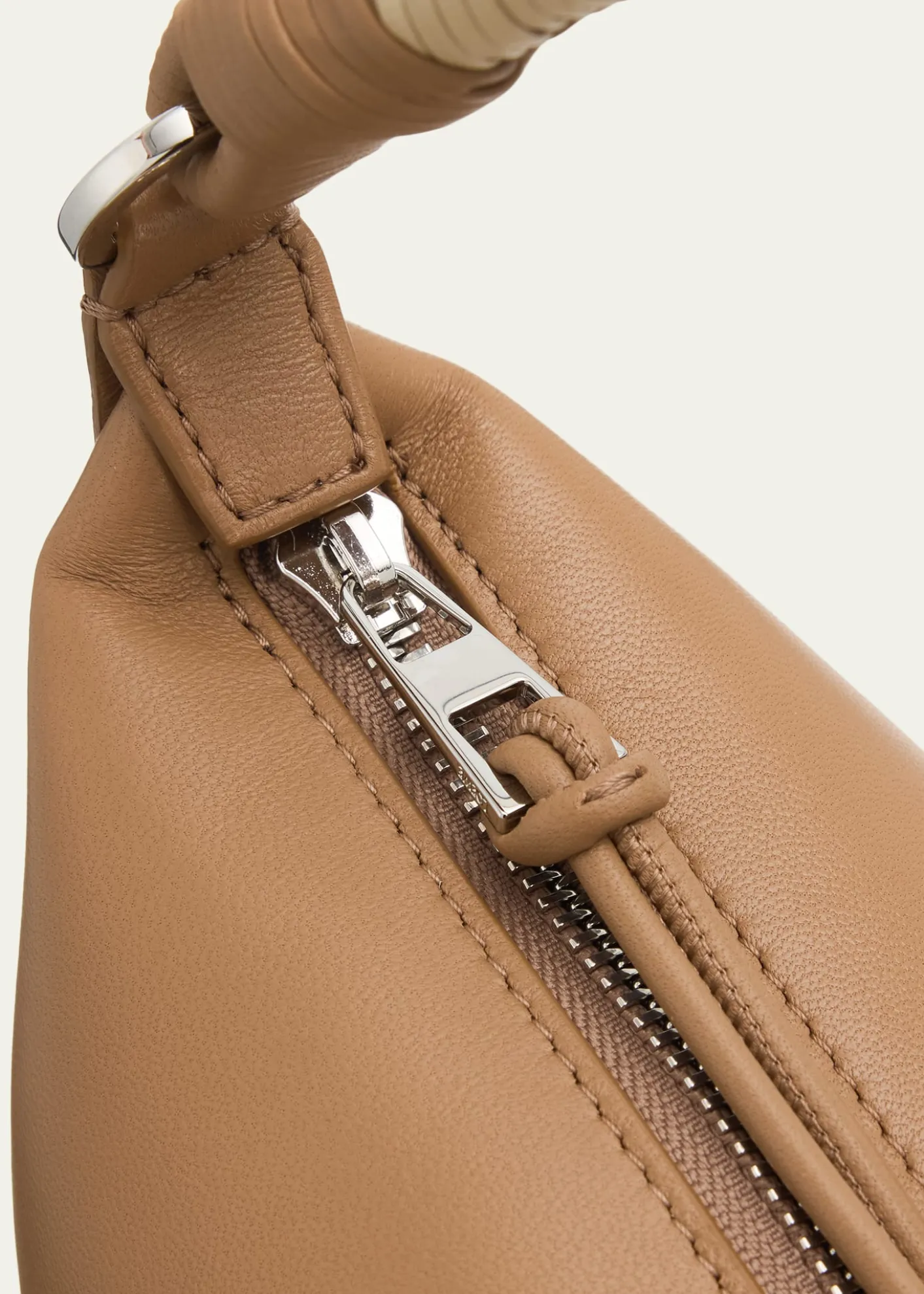 LoeweCala Mini Lambskin Leather Top-Handle Bag