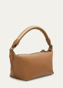 LoeweCala Mini Lambskin Leather Top-Handle Bag