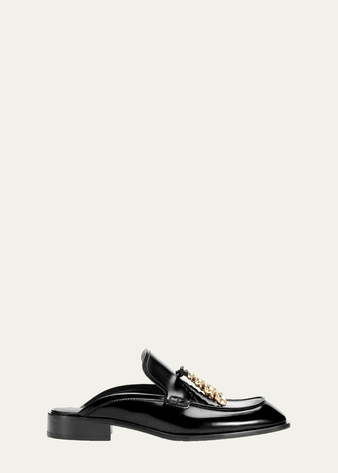 LoeweEdge Leather Loafer Mules