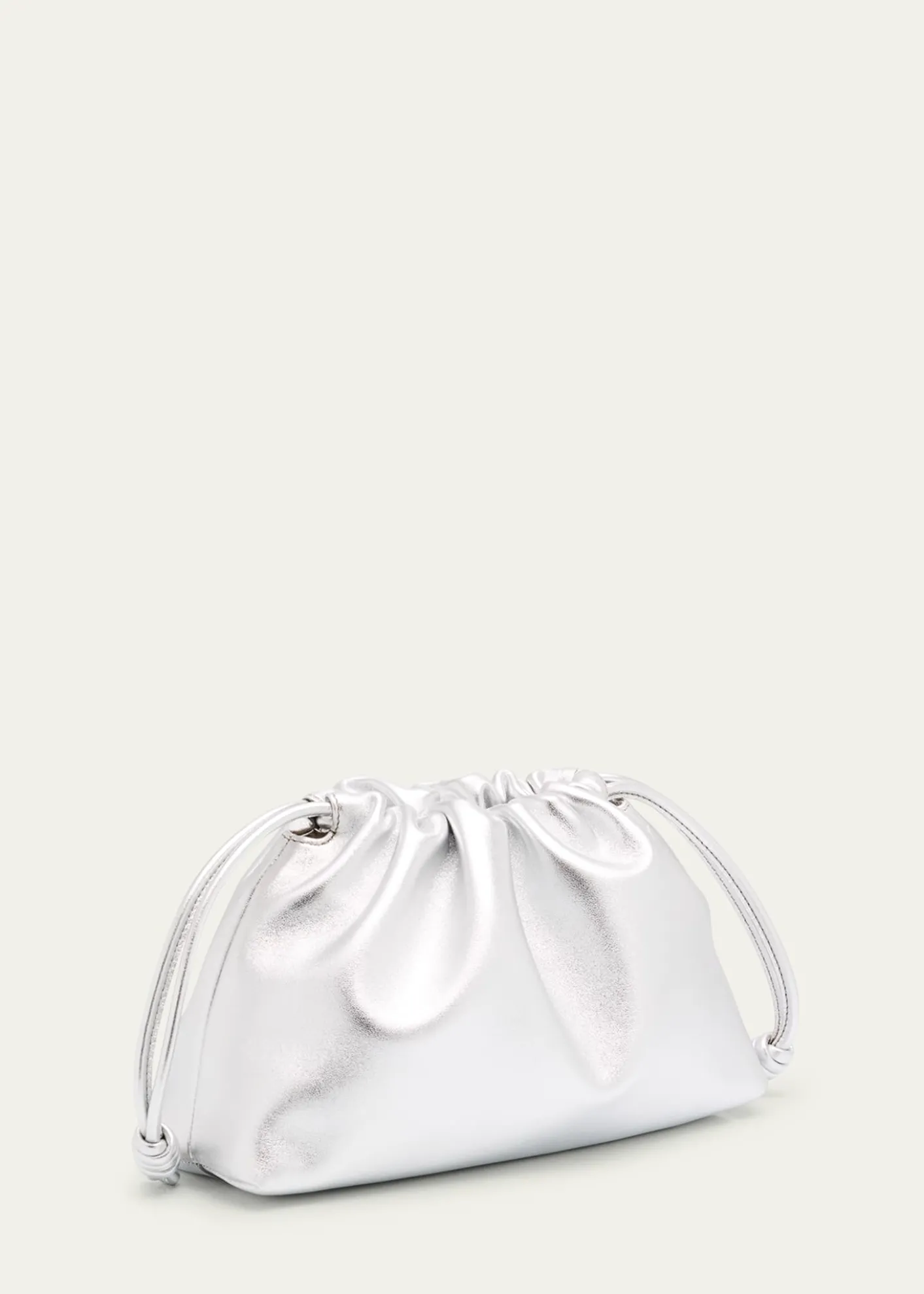 LoeweFlamenco Metallic Leather Shoulder Bag
