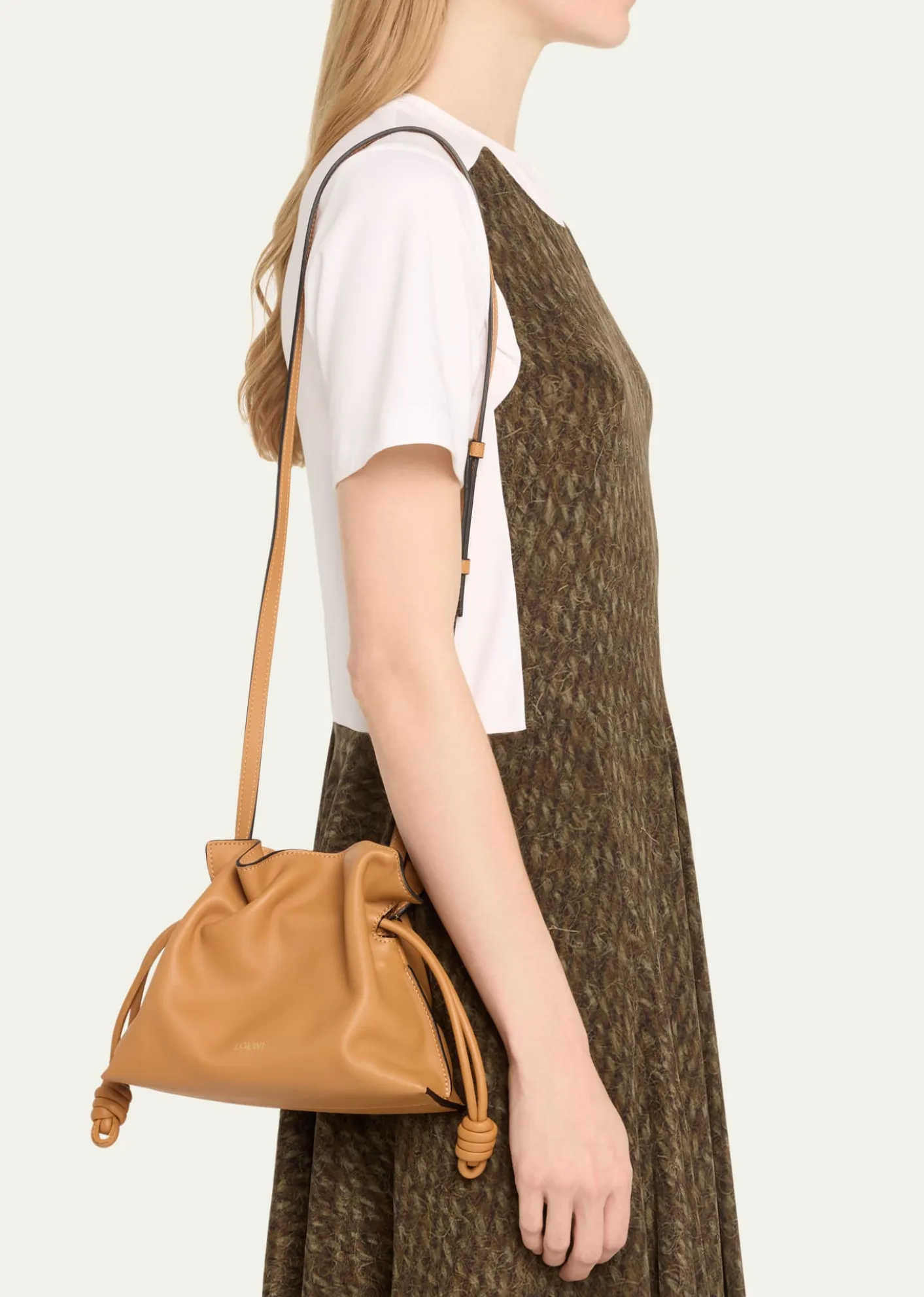LoeweFlamenco Mini Clutch Bag in Napa Leather