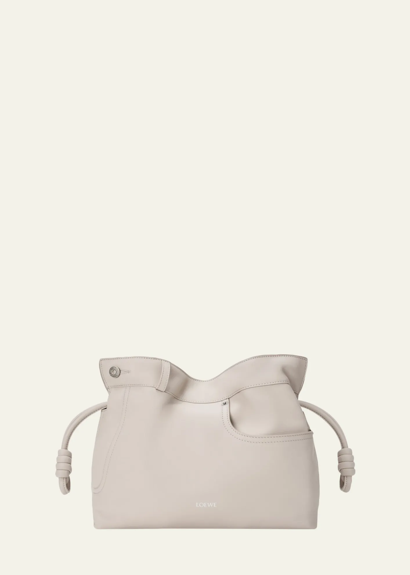 LoeweFlamenco Panta Clutch Bag in Leather