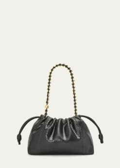 LoeweFlamenco Python Shoulder Bag