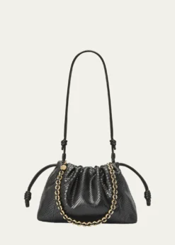 LoeweFlamenco Python Shoulder Bag