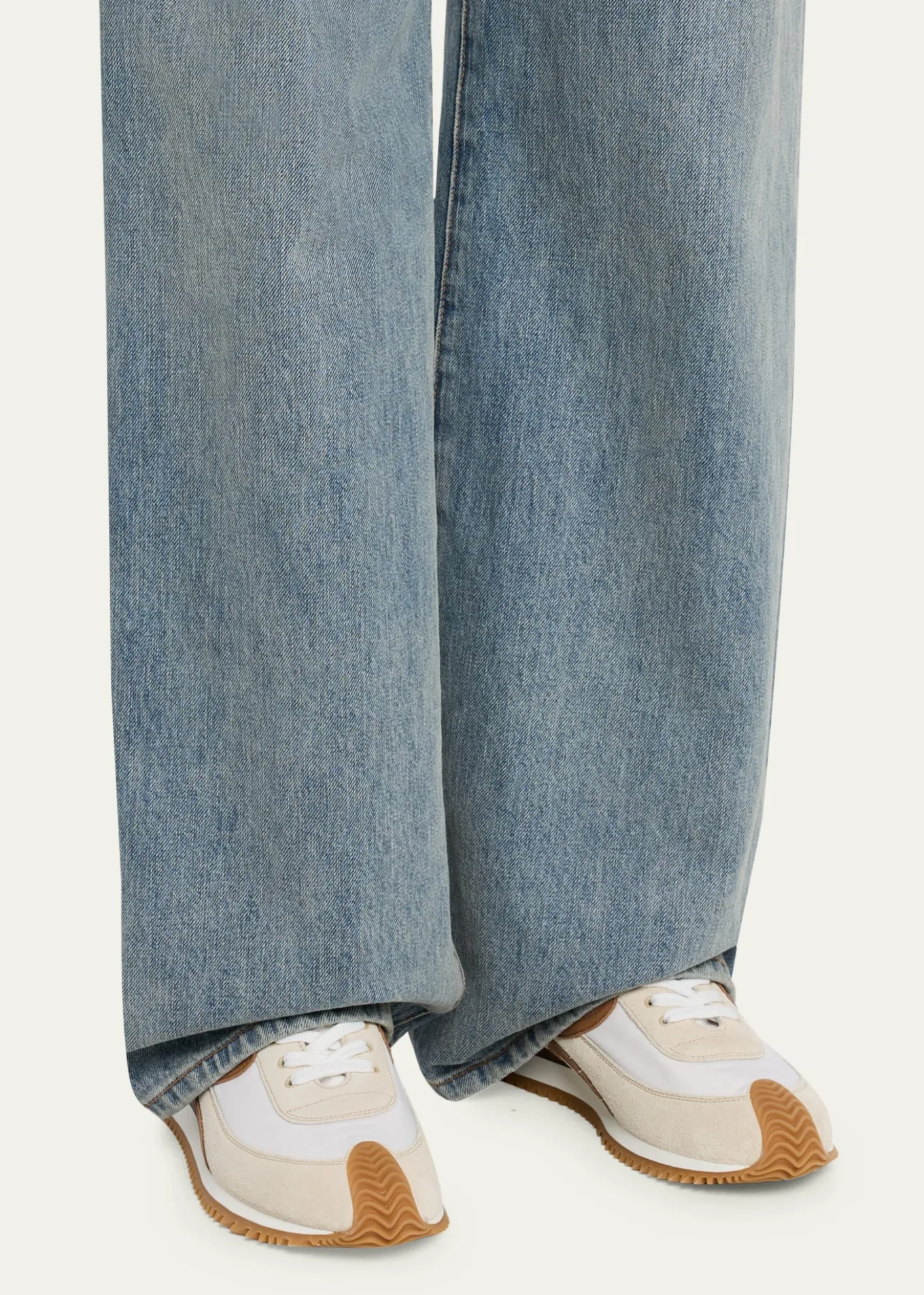LoeweFlow 2.0 Runner Suede and Leather Sneakers