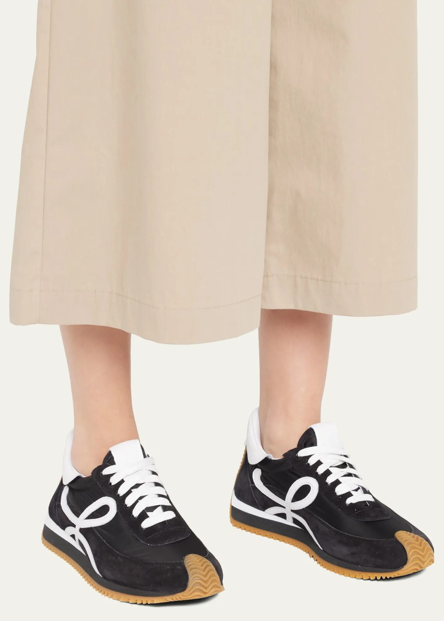 LoeweFlow Suede Retro Runner Sneakers