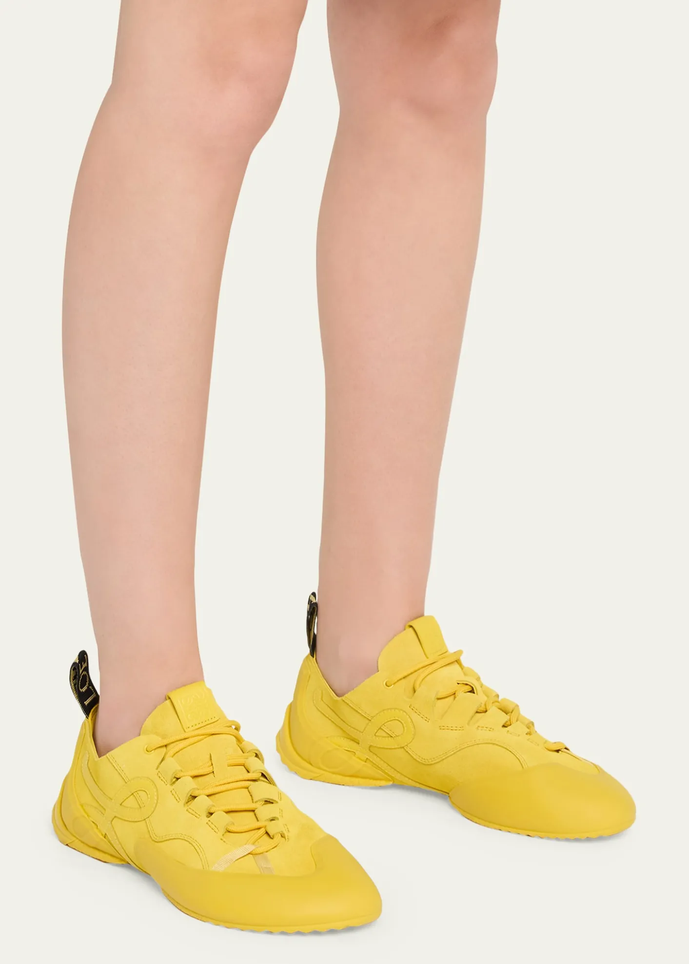 LoeweGrip Suede Low-Top Sneakers