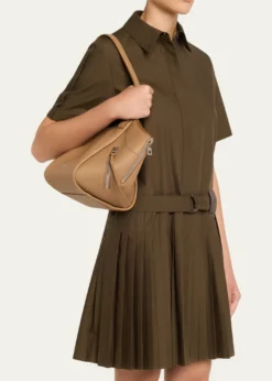 LoeweHammock Flip Convertible Leather Shoulder Bag