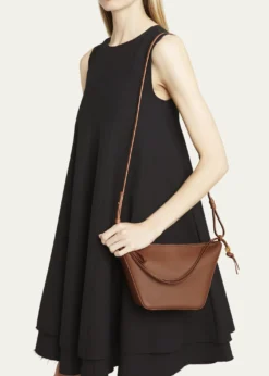 LoeweHammock Hobo Bag in Leather