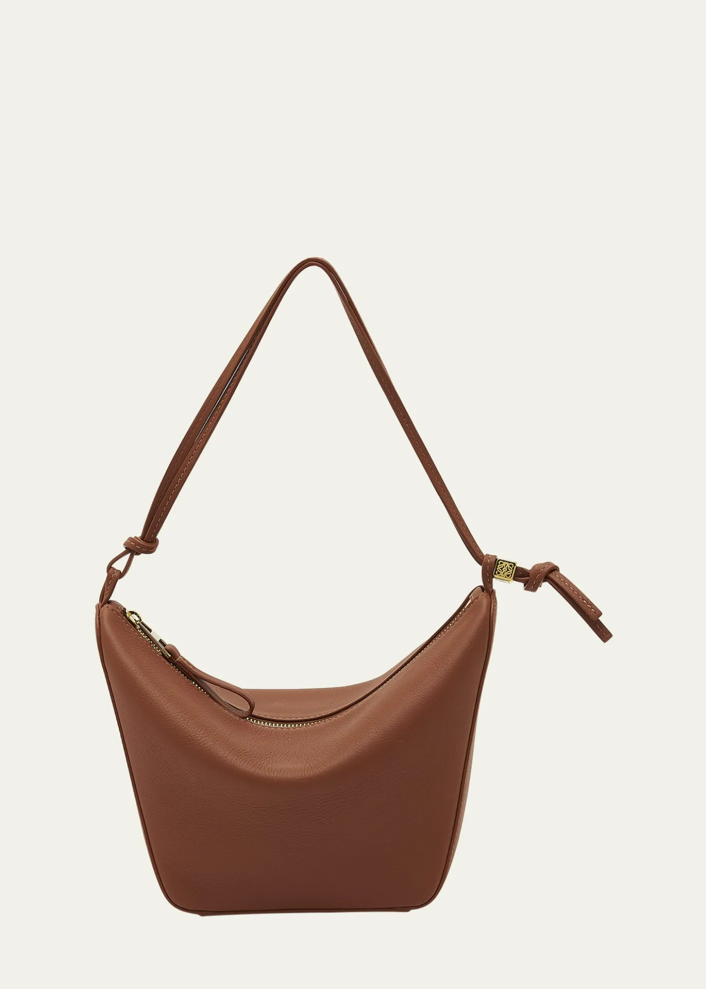 LoeweHammock Hobo Bag in Leather