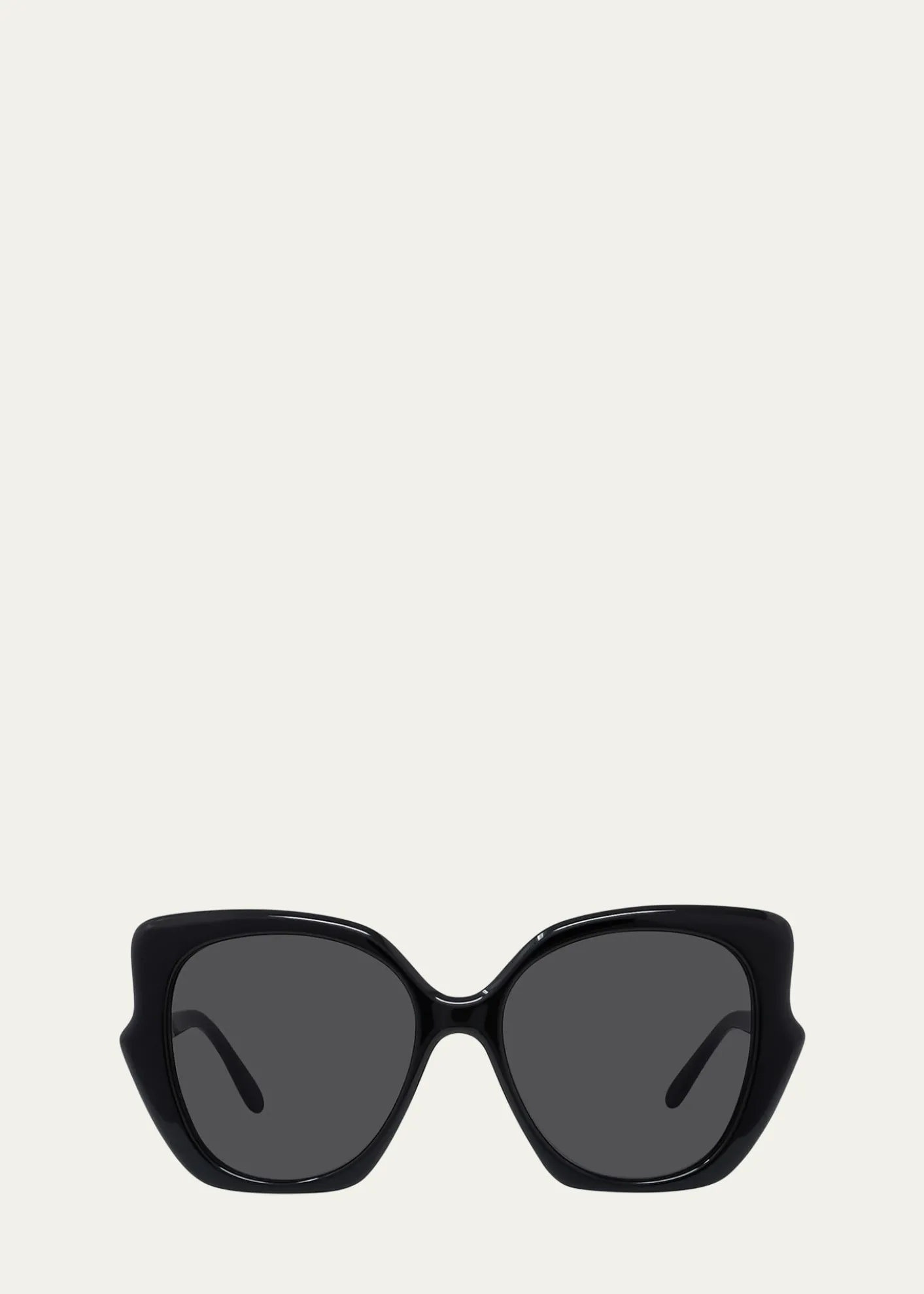 LoeweLogo Acetate Butterfly Sunglasses