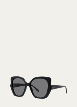 LoeweLogo Acetate Butterfly Sunglasses