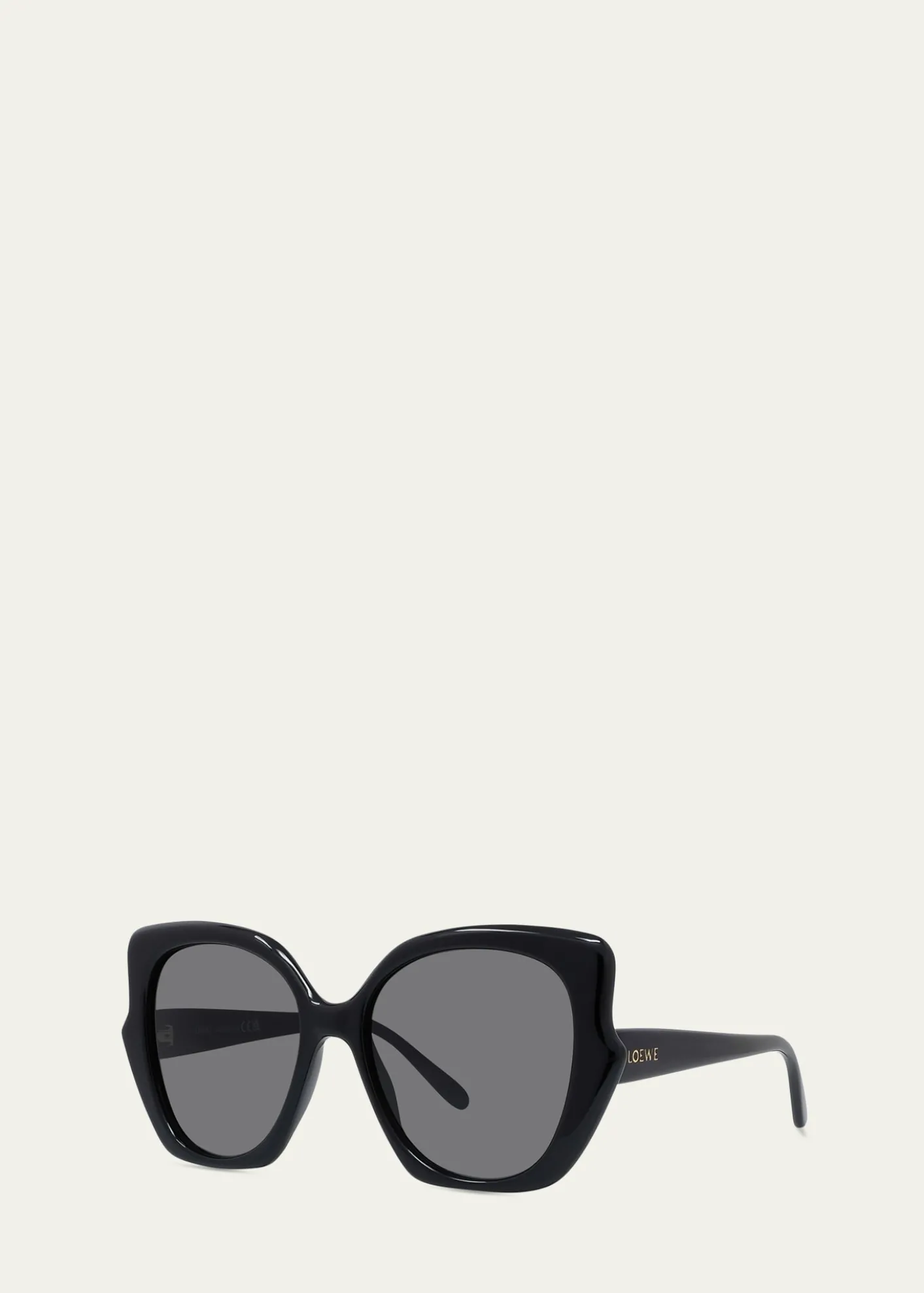 LoeweLogo Acetate Butterfly Sunglasses
