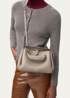 LoeweMadrid Small Trapeze Shoulder Bag in Grain Leather