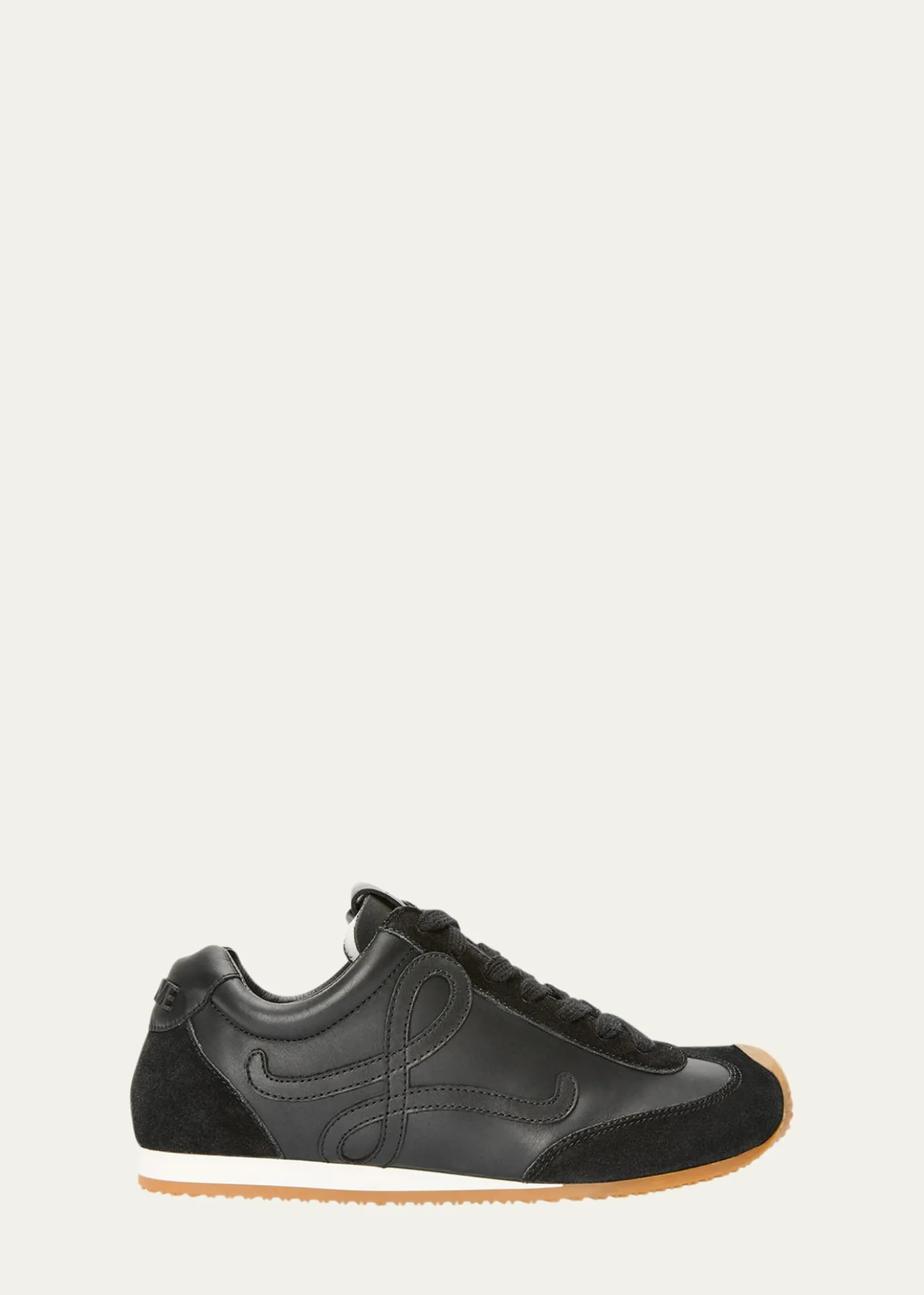 LoeweMen's Ballet Runner 2.0 Leather and Suede Low-Top Sneakers