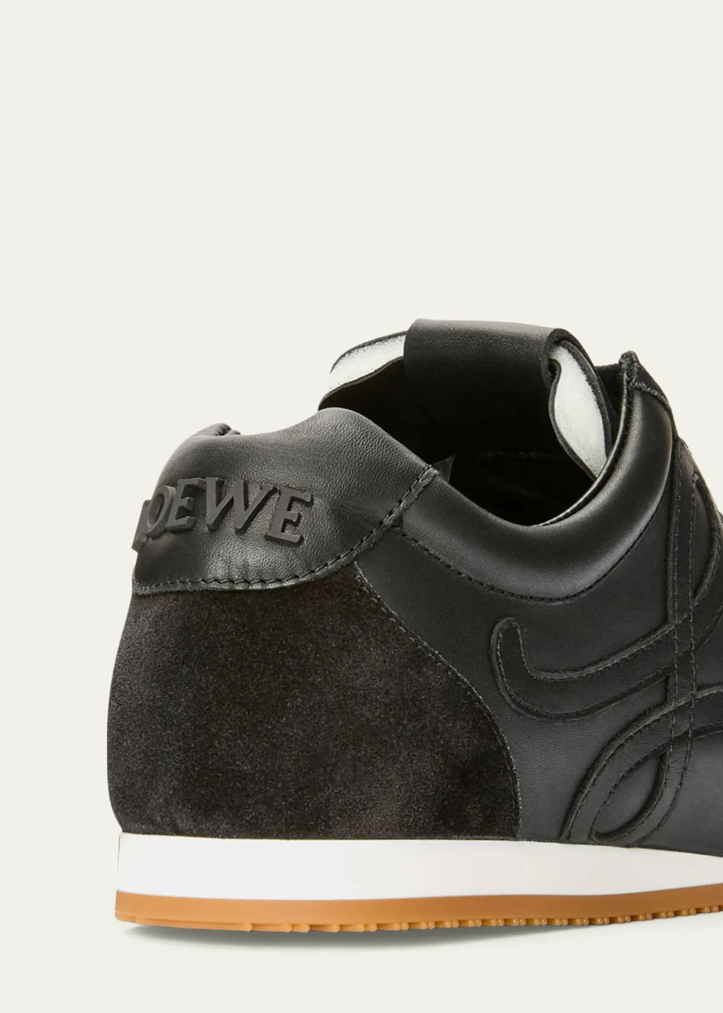 LoeweMen's Ballet Runner 2.0 Leather and Suede Low-Top Sneakers