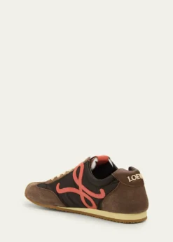 LoeweMen's Ballet Runner 2.0 Nylon & Calfskin Sneakers