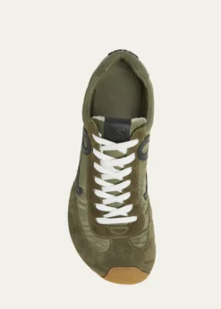 LoeweMen's Ballet Runner 2.0 Nylon & Calfskin Sneakers