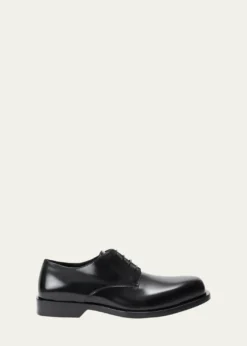 LoeweMen's Bobine Leather Derby Shoes