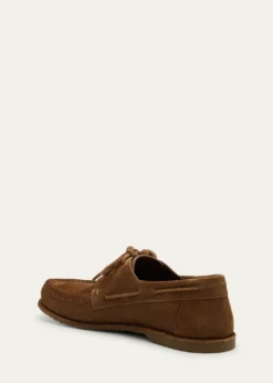 LoeweMen's Campo Suede Flamenco-Knot Boat Shoes