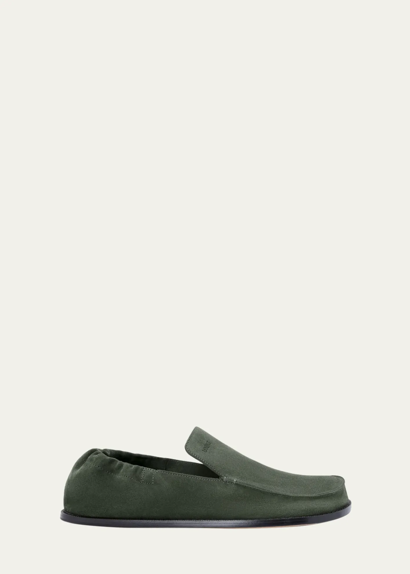 LoeweMen's Flex Suede Moc-Toe Loafers
