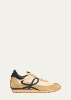 LoeweMen's Flow Runner 2.0 Nylon and Suede Sneakers
