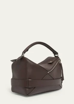 LoeweMen's Large Leather Biker Puzzle Shoulder Bag