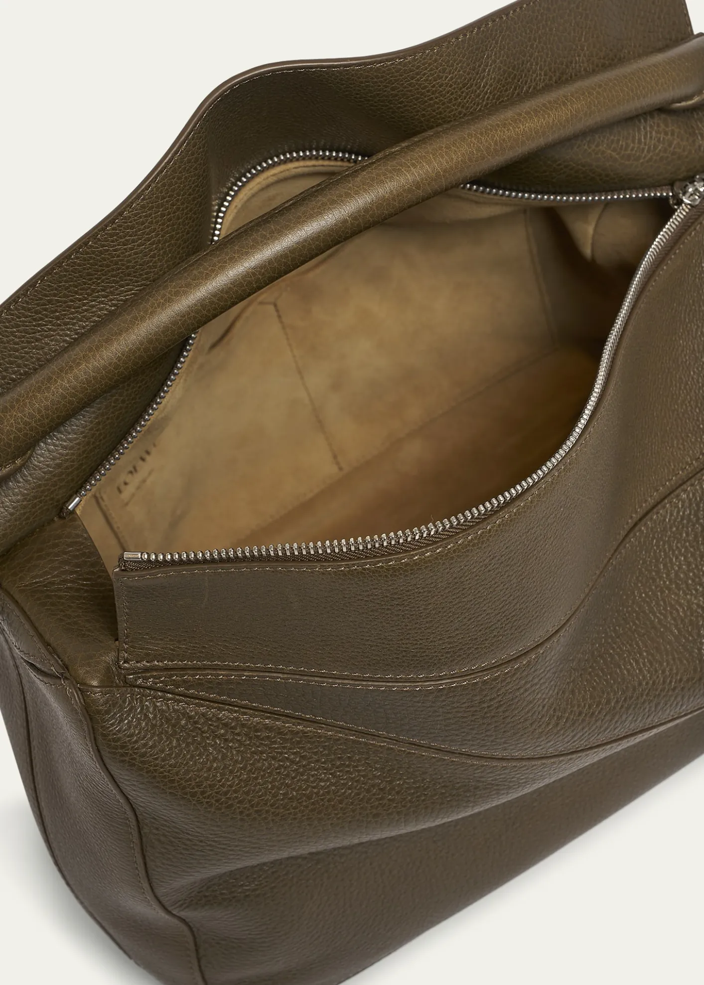 LoeweMen's Large Leather Puzzle Crossbody Bag