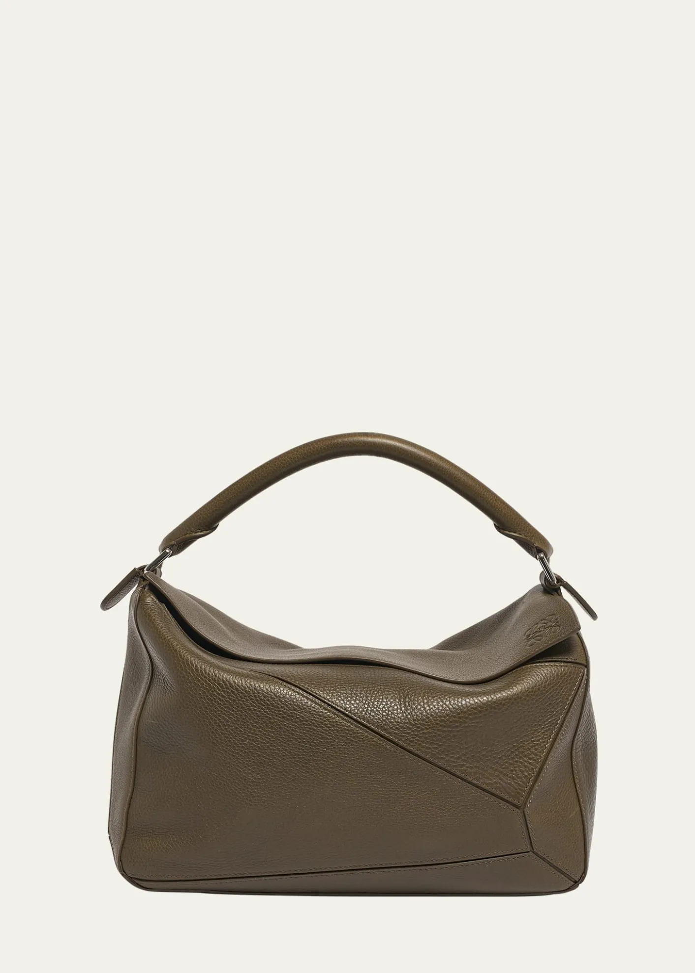 LoeweMen's Large Leather Puzzle Crossbody Bag