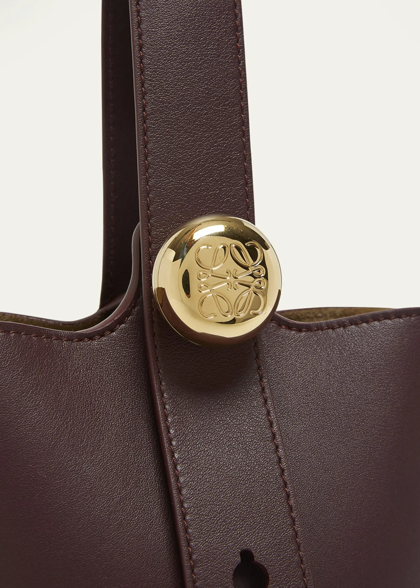 LoeweMini Pebbled Leather Bucket Bag