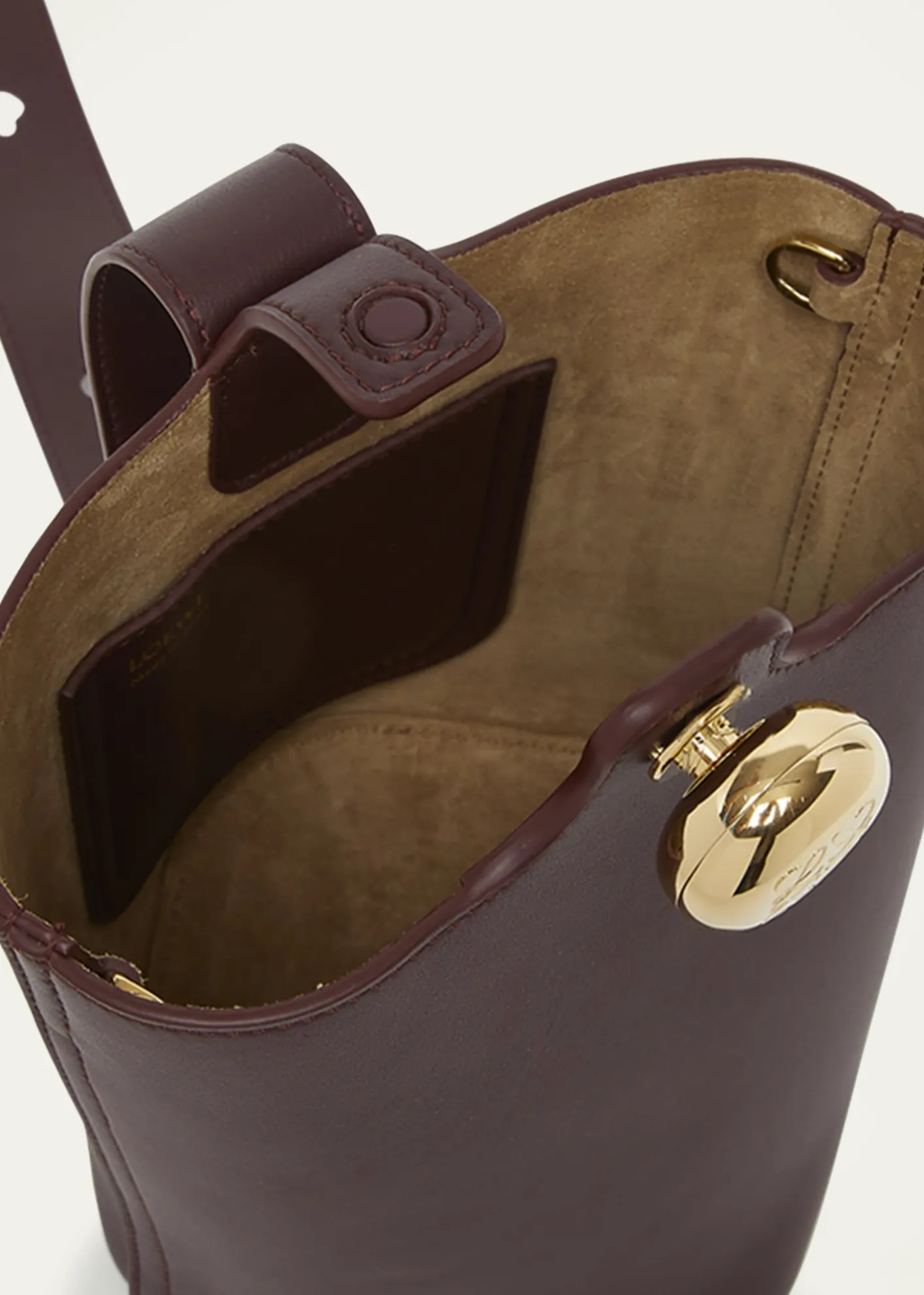LoeweMini Pebbled Leather Bucket Bag