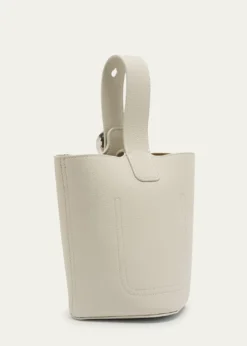 LoeweMini Pebble Leather Bucket Bag
