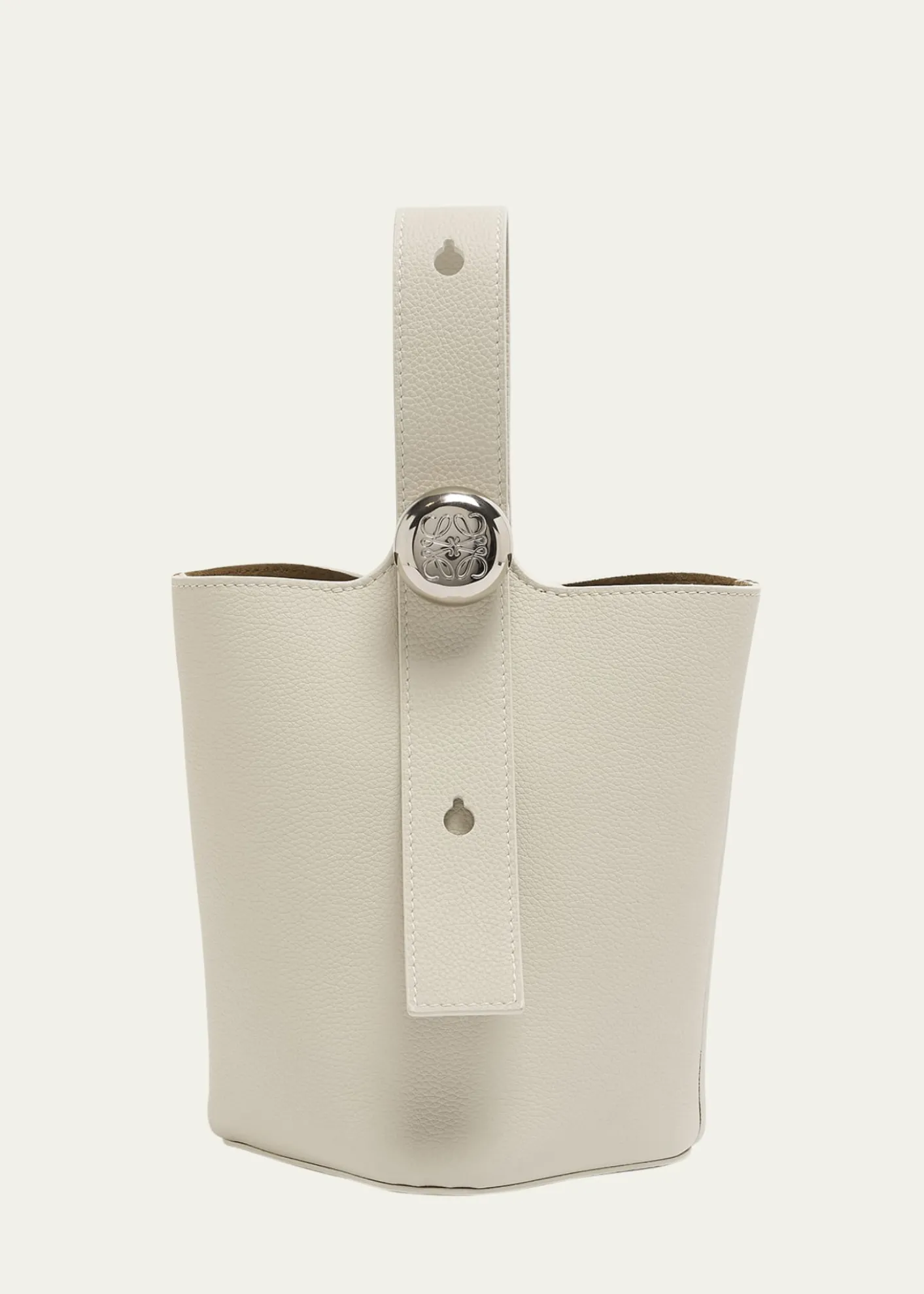 LoeweMini Pebble Leather Bucket Bag