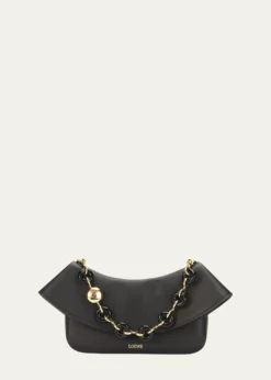 LoeweOla Medium Shoulder Bag in Calfskin Leather