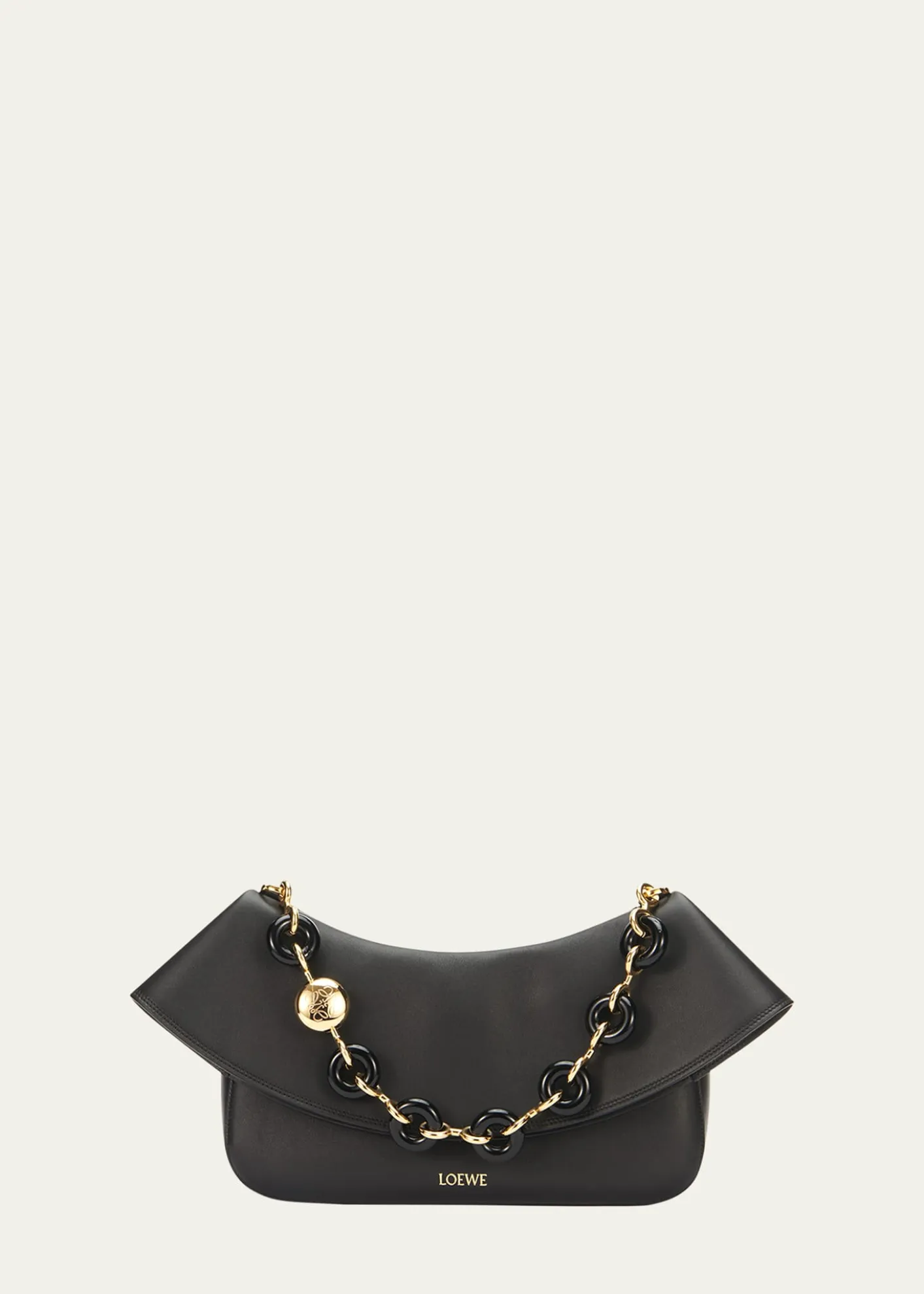 LoeweOla Medium Shoulder Bag in Calfskin Leather