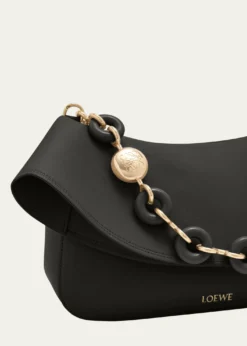 LoeweOla Medium Shoulder Bag in Calfskin Leather