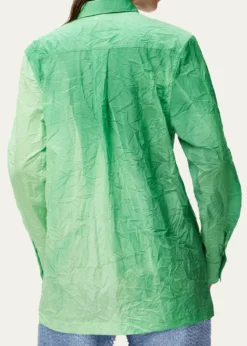 LoeweOmbre Crinkled Cotton Button-Down Shirt