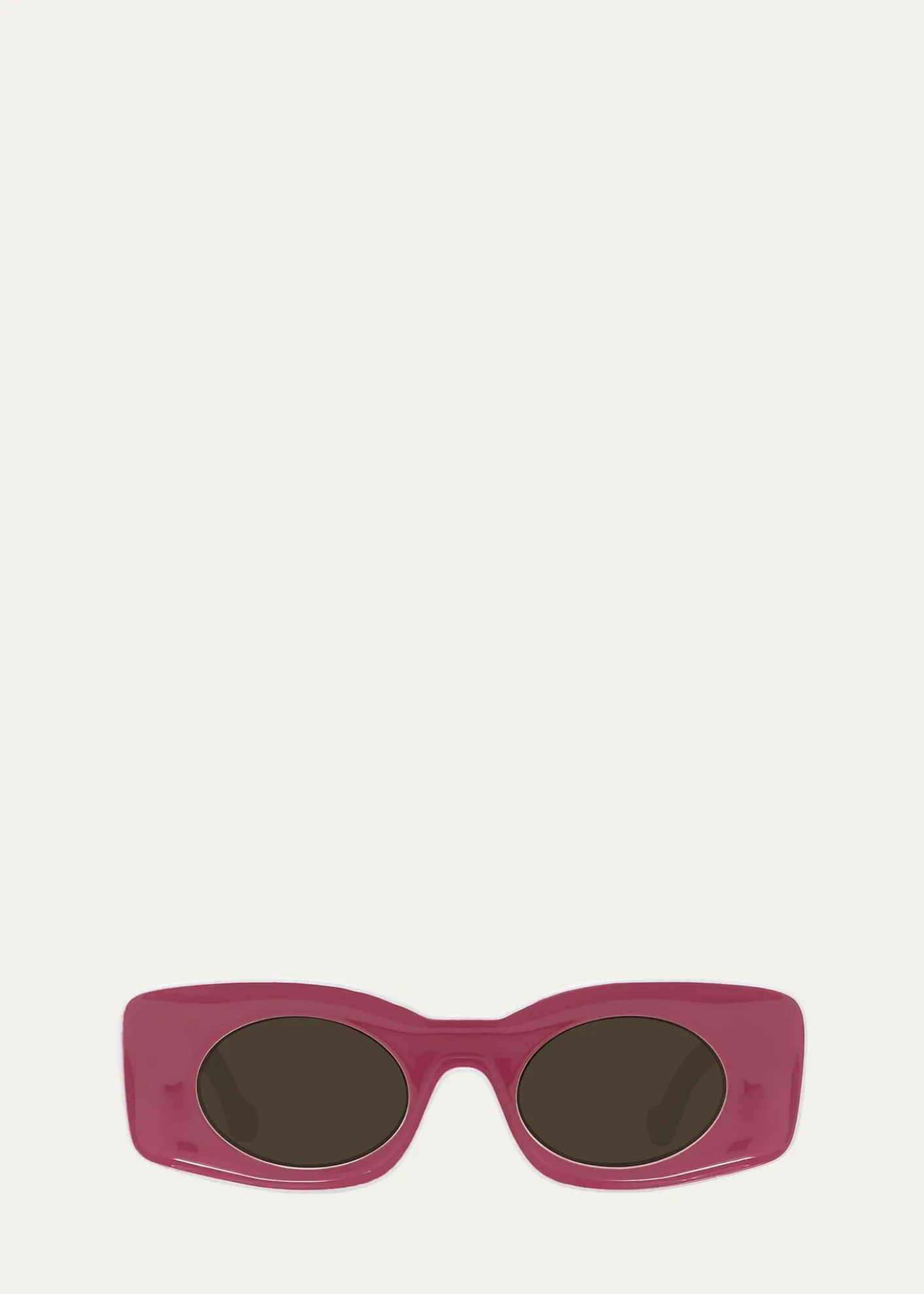 LoeweOval Injection Plastic Sunglasses