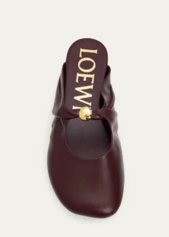 LoewePebble Soft Leather Mules
