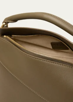 LoewePuzzle Edge Small Top-Handle Bag in Leather