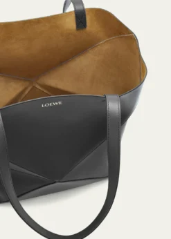 LoewePuzzle Fold Large Tote Bag in Shiny Leather