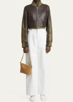 LoewePuzzle Fold Leather Pouch Shoulder Bag