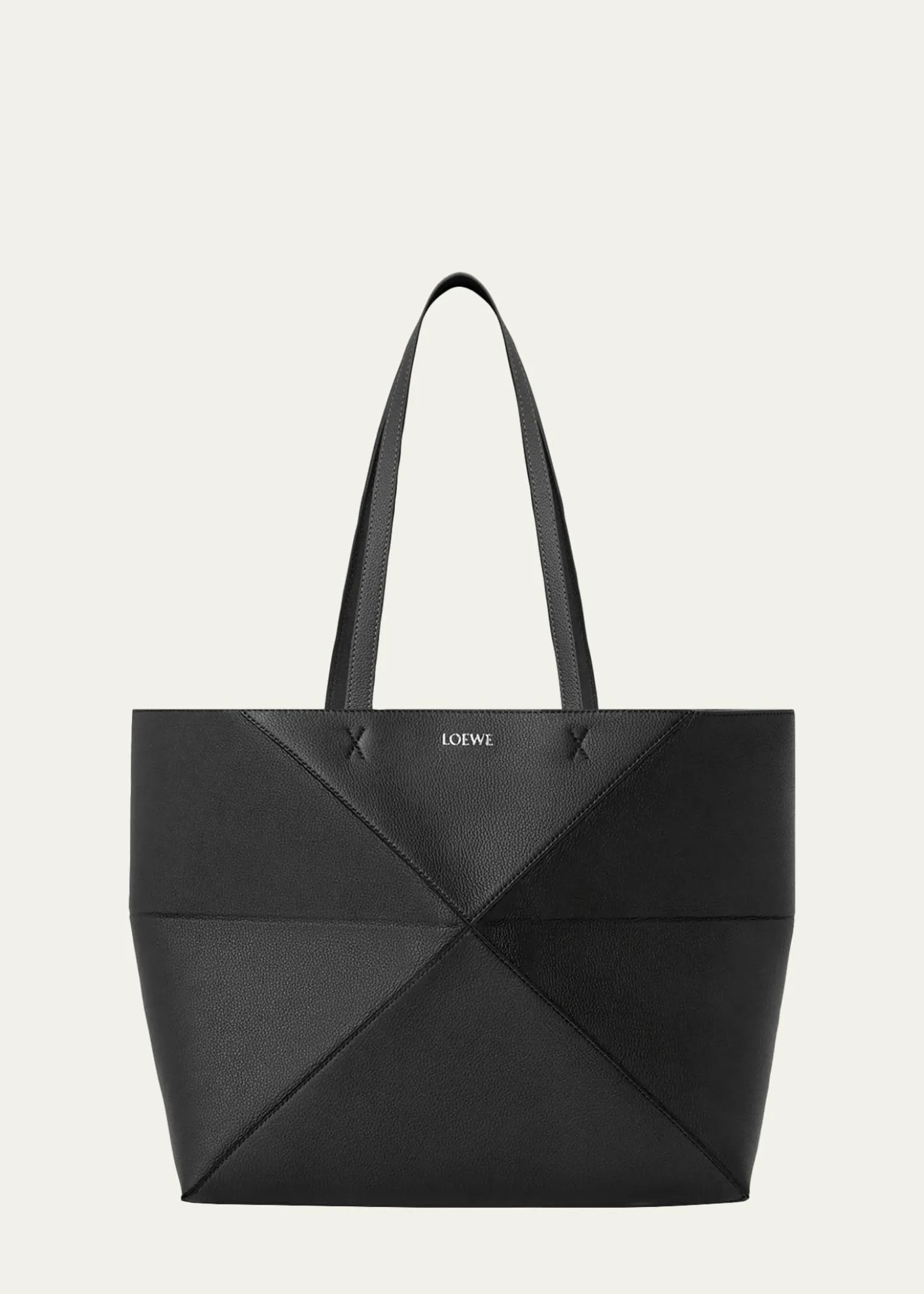 LoewePuzzle Fold Tote Bag in Leather