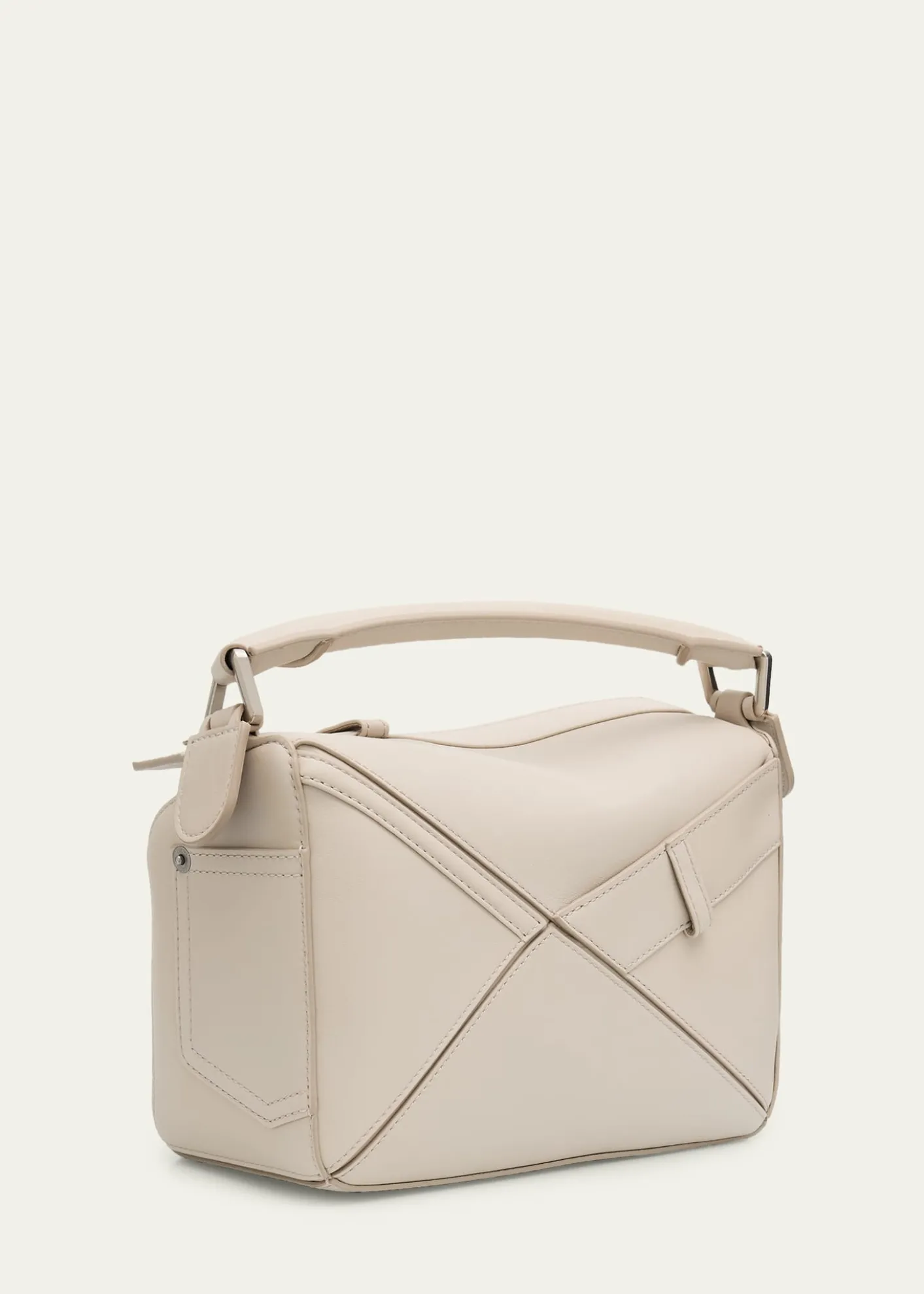 LoewePuzzle Panta Small Top-Handle Bag in Leather