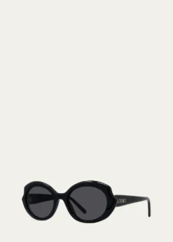 LoeweRound Slim Acetate Sunglasses